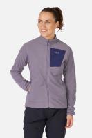 Женская флисовая кофта Rab Tecton Jacket Wmns, Purple Sage, 12 (QFF-98-PSG-12)