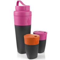 Набір склянок Light My Fire Pack-up-Drink Kit Fuchsia/Orange (LMF 50699340)