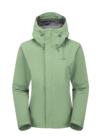 Мембранна куртка жіноча Rab Downpour Jacket Wmns, Fig Green, 12 (RB QWI-07-FGR-12)