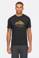 Футболка чоловіча Rab Crimp Reflection Tee, Beluga, LRG (QBL-72-BEL-LRG)