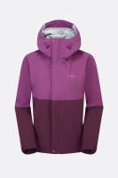 Мембранна куртка жіноча Rab Firewall Jacket Wmns, Plum/Mulberry, 8 (QWI-09-PMU-08)
