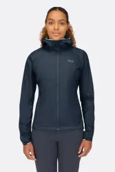 Ветровка женская Rab Vital Hoody Wmns, Tempest Blue, 12 (QWS-50-TMB-12) image