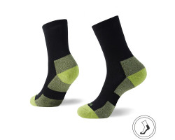 Туристические носки Na Giean UHMWPE Medium Weight Crew, S (37-40), Black/Yellow (NG СM4001.37/40) image