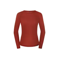Футболка женская Fjord Nansen RIX LS WOMEN, oaky red, L (5908221352142) image
