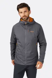 Куртка мужская Soft Shell Rab Vapour-Rise Summit Jacket, Graphene, S (QVR-84-GRH-SML) image