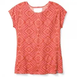 Футболка женская Smartwool Merino 150 Pattern Tee Bright Coral, р.XS (SW 16034.494-XS) image