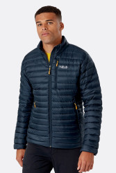 Чоловічий легкий пуховик Rab Microlight Jacket, Beluga, XL (QDB-16-BE-XL) image