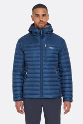 Мужской легкий пуховик Rab Microlight Alpine Jacket, Tempest Blue, SML (QDB-12-TMB-SML) image