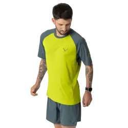 Футболка мужская Dynafit ALPINE PRO M S/S TEE, Yellow/black, 48/M (70964/5A41) image