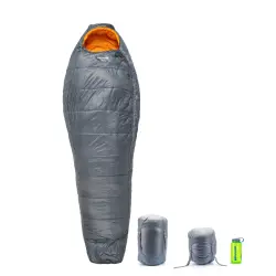Спальный мешок Pinguin Topas (-1/-7°C), 195 см - Left Zip, Grey (PNG 231380) 2020 image