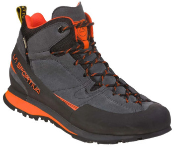 Черевики чоловічі La Sportiva Boulder X Mid GTX, Carbon/Flame, 41 (LS 17E900304-41) image