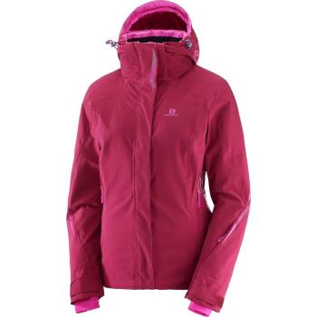 Горнолыжная женская теплая мембранная куртка Salomon Brilliant Jacket, S - Beet Red (SLM BRILLW.396880) image