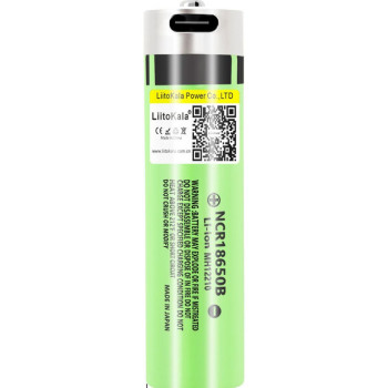 Аккумулятор LiitoKala Lii-USB-34B, 18650, 3400mAh (Lii-USB-34B) image