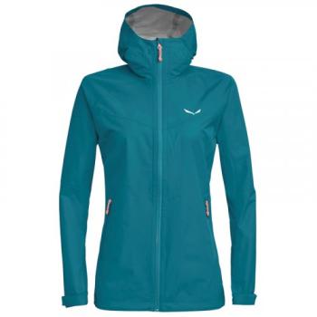 Мембранна жіноча куртка для трекінгу Salewa Puez Aqua Powertex Hardshell Women's Jacket, Blue, 46/40 (245468730) 2020 image