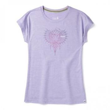 Футболка женская Smartwool Merino Sport 150 Mountain Magpie Tee Cascade Purple Heather, р.S (SW 16172.B31-S) image