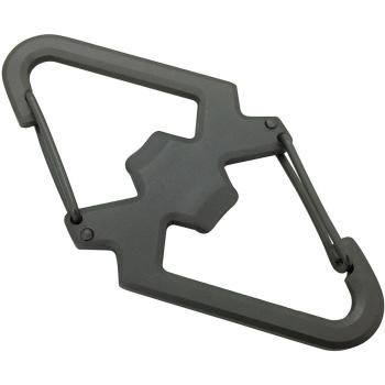 Карабін Munkees 3202 SS Carabiner with Bottle Opener Grey (MNKS 3202-GY) image