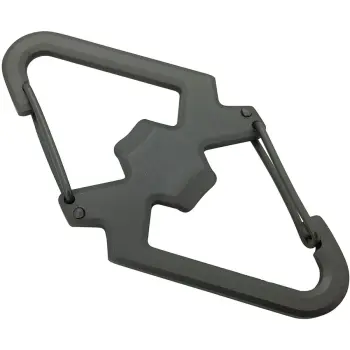 Карабін Munkees 3202 SS Carabiner with Bottle Opener Grey (MNKS 3202-GY) image