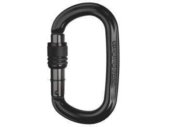 Карабин с муфтой Singing Rock Ozone Screw Black (SR K0016BB) image