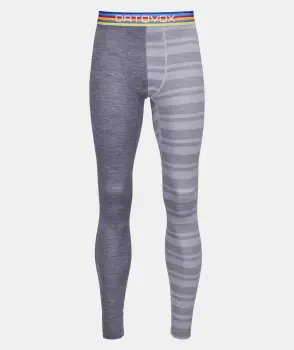 Термоштани чоловічі Ortovox 185 Rock'n'wool Long Pants M, grey blend, L (4251877727811) image