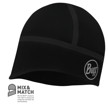 Шапка Buff Windproof Hat, Solid Black - S/M (BU 111245.999.20.00) image