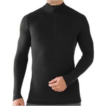 Термофутболка чоловіча Smartwool NTS Mid 250 Zip T Black, р.M (SW SS603.001-M) image