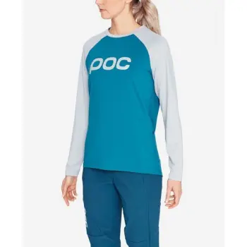 Велоджерси POC Essential MTB W's Jersey, Antimony Blue/Oxolane Grey, L (PC 528368251LRG1) image
