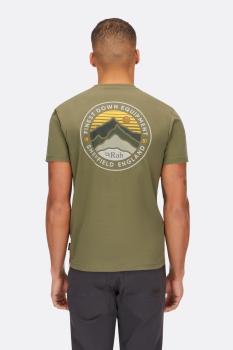 Футболка чоловіча Rab Basecamp 3 Peaks Tee, Light Khaki, M (QCC-05-LKH-MED) image