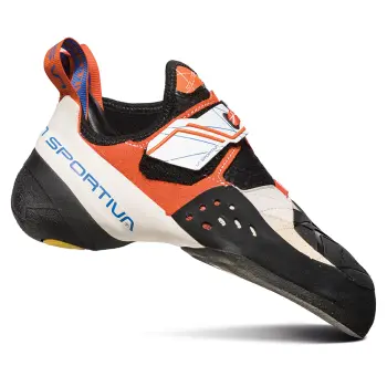 Скельні туфлі жіночі La Sportiva Solution Woman, White/Lily Orange, 38.5 (LS 20H000203-38,5) image