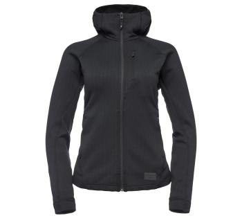 Жіноча флісова кофта з рукавом реглан Black Diamond Factor Hoody, L - Black (BD 744080.0002-L) image