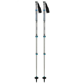 Трекінгові палиці Komperdell Shockmaster Pro Powerlock, Silver/Blue, 68-140 см (9008687342742) image