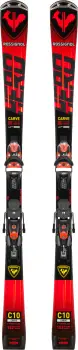 Гірські лижі + кріплення Rossignol Hero Carve Konect NX 12 K GW, Black/Hot Red, 167 cm (RS RRLPJ01) image