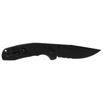 Розкладний ніж SOG SOG-TAC AU, Black, Partially Serrated (SOG 15-38-02-57) image