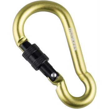 Карабін Munkees Pear With Screw Lock 8 mm x 80 mm Green (MNKS 3249-GR) image