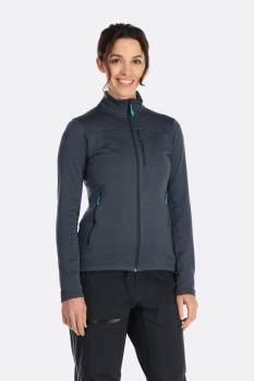 Жіноча флісова кофта Rab Graviton Jacket Wmns, Beluga, 8 (QFF-58-BEL-08) image