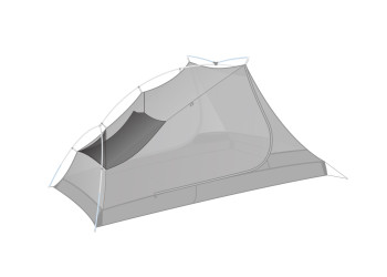 Полочка в палатку Gear Loft - Alto TR2, Grey (ATS0039-01170502) image