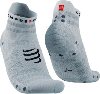 Шкарпетки Compressport Pro Racing Socks V4.0 Ultralight Run Low, White/Alloy, T1 (XU00051B 010 0T1) image