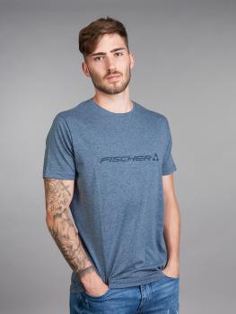 Футболка Fischer T-shirt Big logo, Jeans blue, р.L (G64721) image