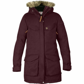 Міська жіноча тепла мембранна парка Fjallraven Nuuk Parka, L - Dark Garnet (89655.356.L) 2021 image