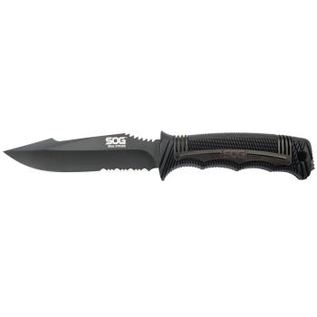 Ніж SOG SEAL Strike, Part Serr Blk TiNi Delx Molded Shth-Ti (SOG SS1003-CP) image
