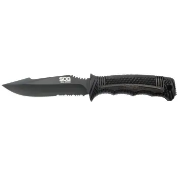 Нож SOG SEAL Strike, Part Serr Blk TiNi Delx Molded Shth-Ti (SOG SS1003-CP) image