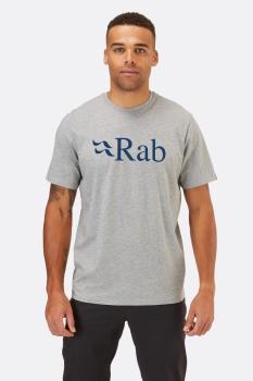 Футболка чоловіча Rab Stance Logo Tee, Grey Marl, S (QCB-08-GYM-SML) image