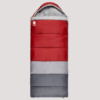 Спальний мішок дитячий Sierra Designs Pika Youth 40 (4°C), 152 см - Double Zip, Red/Gray (77618722) image