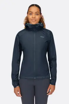 Вітровка жіноча Rab Vital Hoody Wmns, Tempest Blue, 14 (QWS-50-TMB-14) image