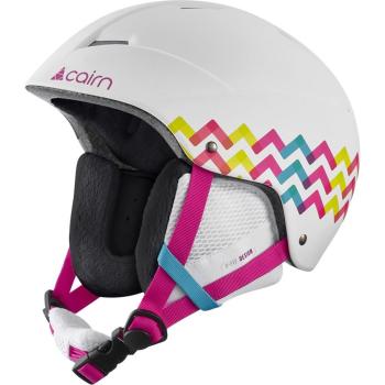 Шолом гірськолижний дитячий Cairn Andromed Jr, mat white-lolipop, 48-50 (0606449-201-48-50) image