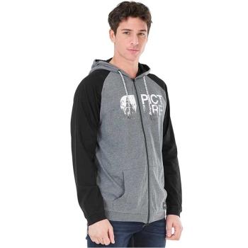 Чоловіча толстовка з рукавом реглан Picture Organic Alka Light Hoody Zip, Dark Grey/Black L (PO MTS549A-L) image