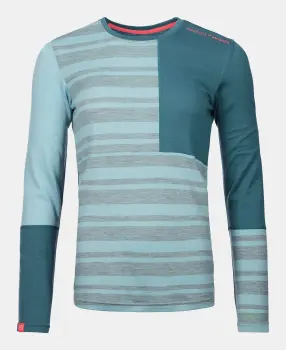 Термофутболка женская Ortovox 185 Rock'n'wool Long Sleeve W, ice waterfall, M (4251422585613) image