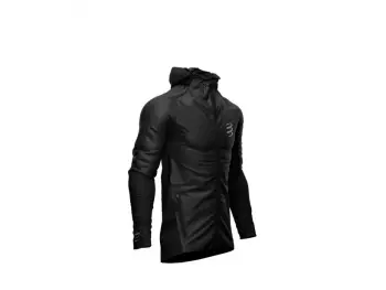 Мужская куртка Compressport Hurricane Waterproof 25/75 Jacket, Black, M (CMS HWP-JKT-25.94993-M) image