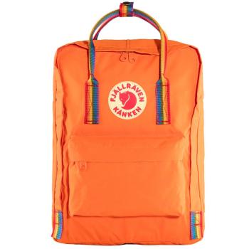 Рюкзак Fjallraven Kanken Rainbow 16, Burnt Orange/Rainbow Pattern (23620.212-907) image