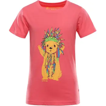 Футболка дитяча Alpine Pro ECOMO 3, Pink, 140-146 (007.022.0014) image