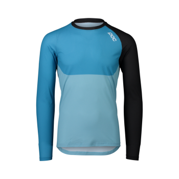 Джерсі POC MTB Pure LS Jersey, Uranium Black/Basalt Blue/Lt Basalt Blue, XL (PC 528448321XLG1) image